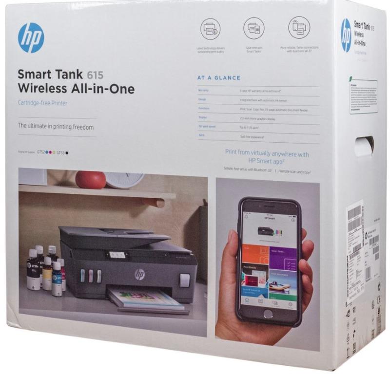 Hp smart 2025 tank 615