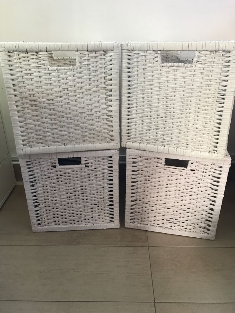 IKEA Branas Storage Basket x4, Furniture & Home Living, Furniture