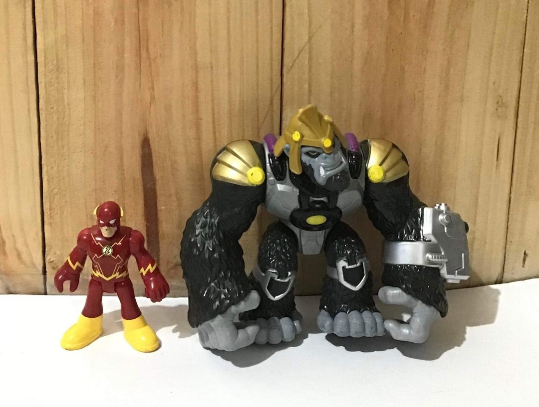 Imaginext Gorilla Grodd and Flash, Hobbies & Toys, Toys & Games on
