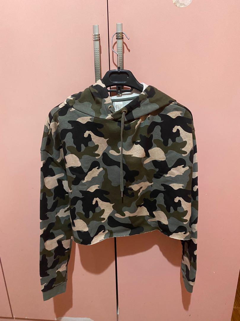 jaket army crop