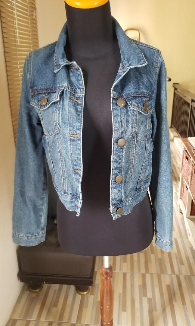 Jaket jeans cotton on Fesyen Wanita Pakaian Wanita Baju Luaran