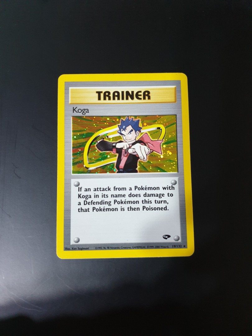 Koga trainer Pokemon Tcg, Hobbies & Toys, Toys & Games on Carousell