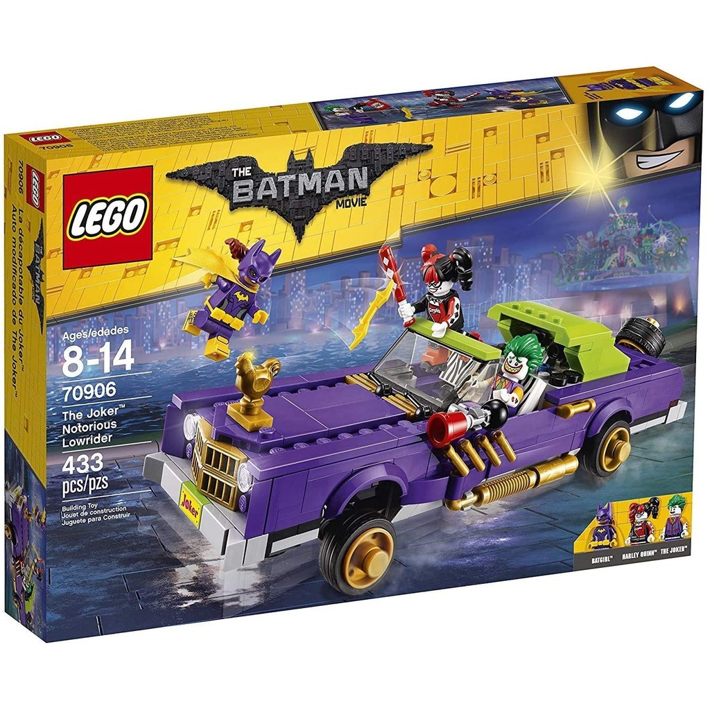 Lego The LEGO Batman Movie The Joker Notorious Lowrider (70906