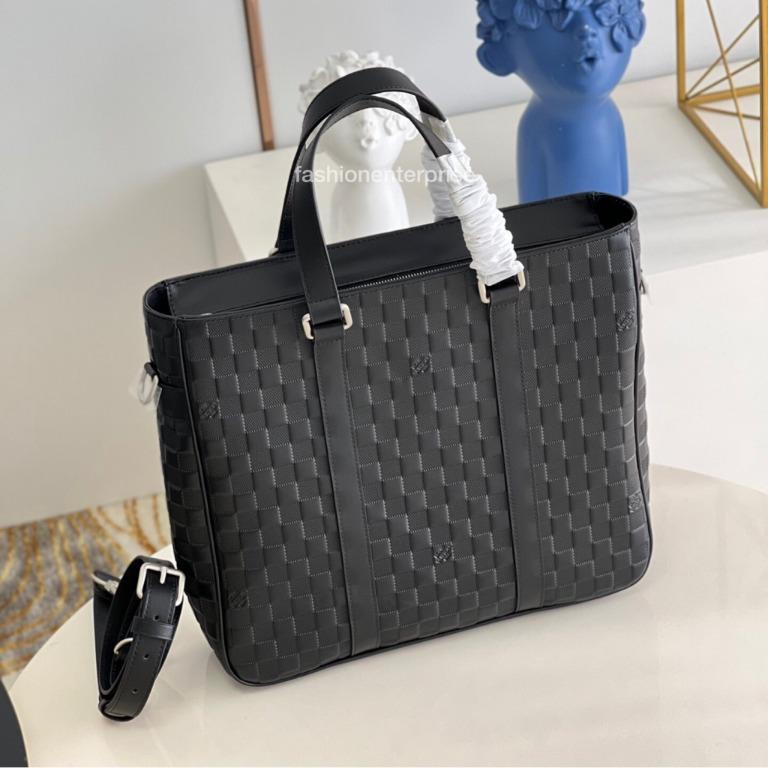 AUTHENTIC LOUIS VUITTON DAMIER GRAPHITE TADAO PM SZ CHRISTOPHER NEMETH TOTE  BAG