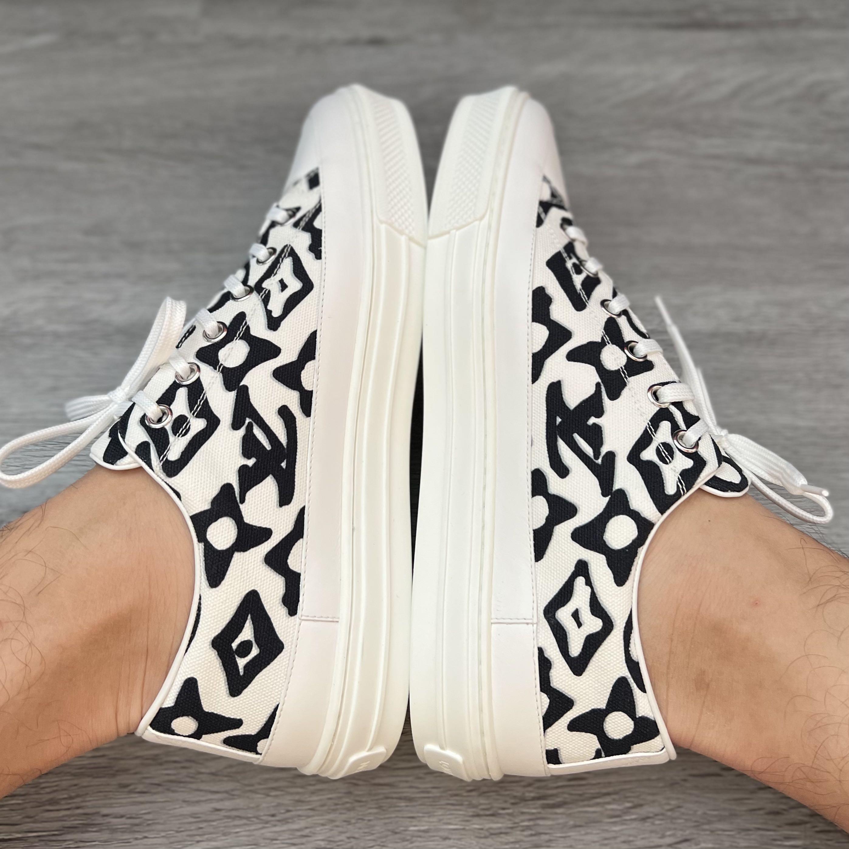 louis vuitton print shoes