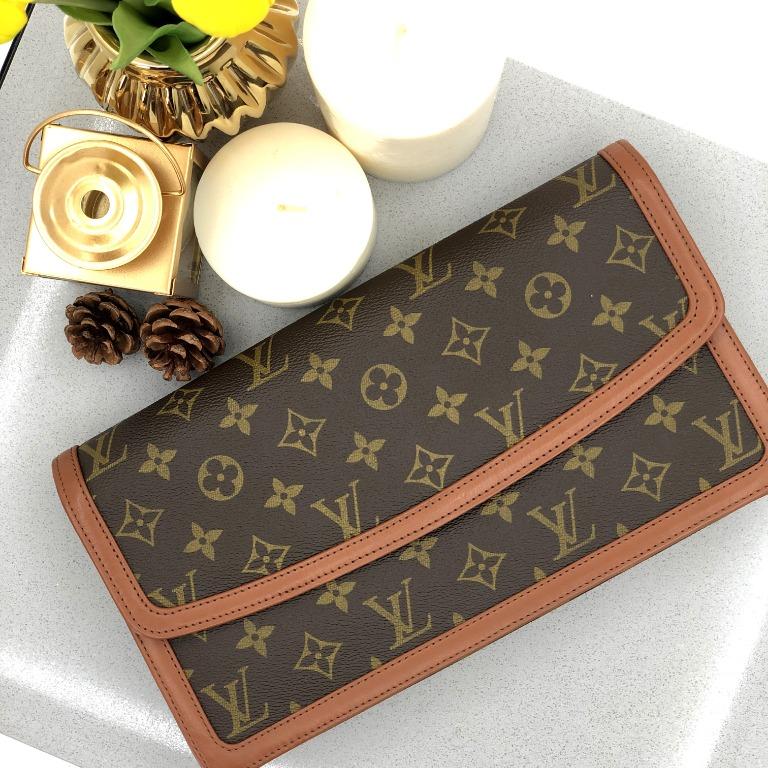 LOUIS VUITTON Vintage Monogram Pochette Dame GM Clutch 29 