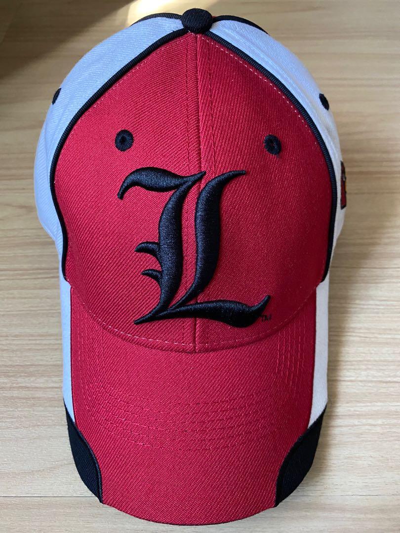 Men's Top of the World Red Louisville Cardinals Washed Cotton Adjustable Hat  - OSFA 