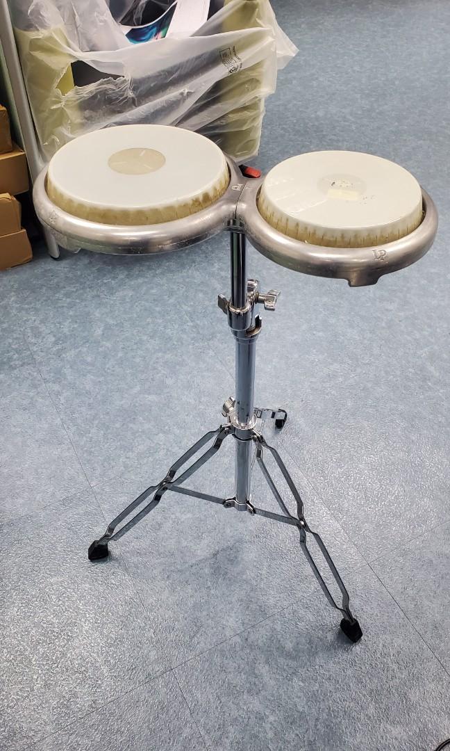 LP compact bongo with stand, 興趣及遊戲, 音樂樂器 & 配件, 樂器 Carousell