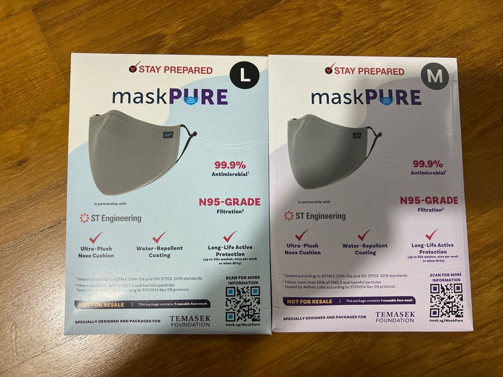 Pure Face Mask Mask pure, Health & Nutrition, Face Masks & Face Shields on Carousell