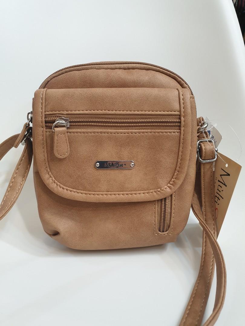 MultiSac Mini Everest Hazelnut Brown Crossbody Bag Handbag H177VN