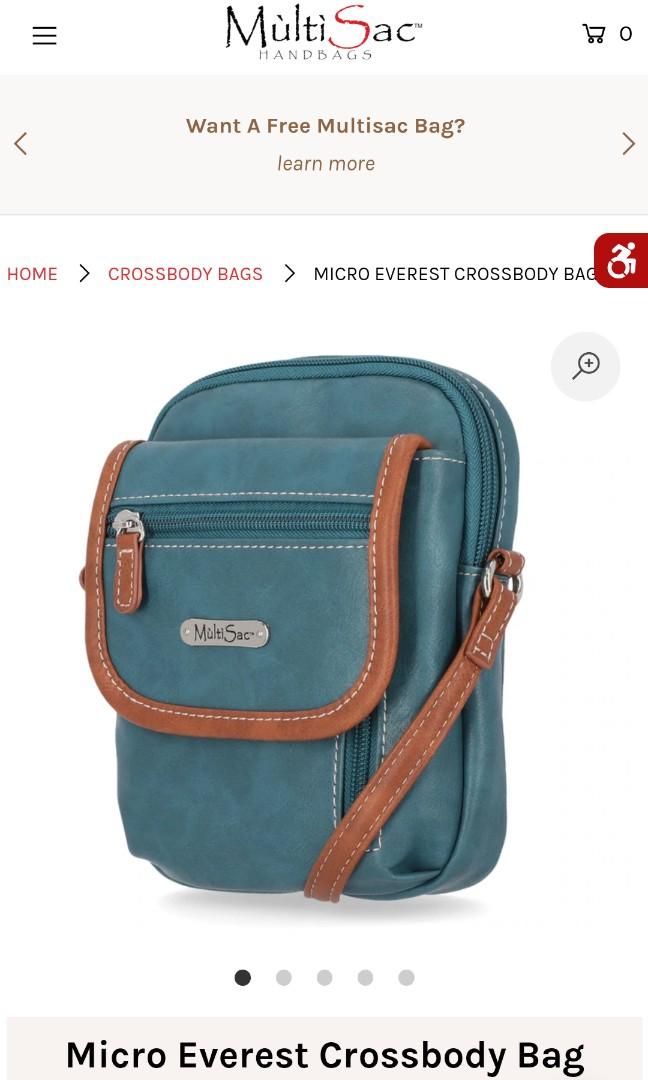 MultiSac Mini Everest Hazelnut Brown Crossbody Bag Handbag H177VN/28RS,  Women's Fashion, Bags & Wallets, Cross-body Bags on Carousell