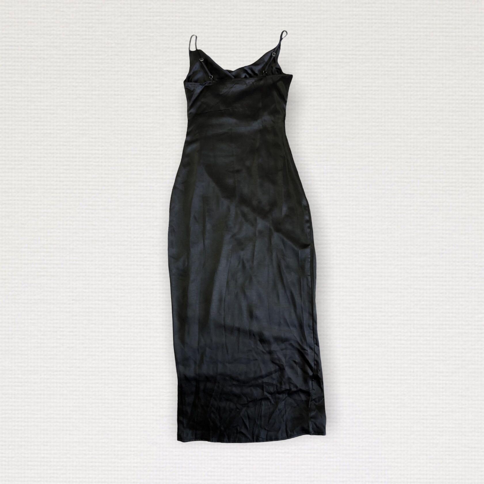 Nasty gal black maxi dress top