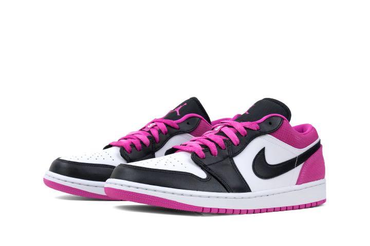 Nike Air Jordan 1 Low SE Black Active Fuchsia C Men s Fashion