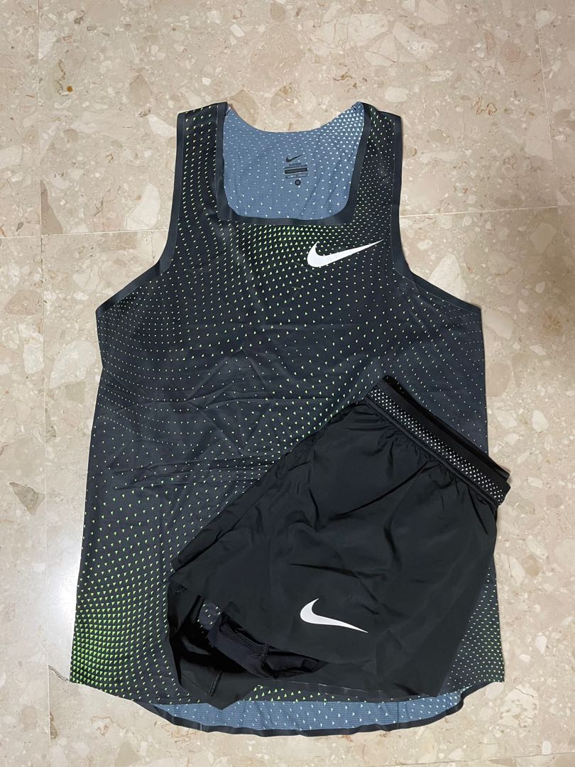 🖤💚Nike Pro Elite Marathon Distance Racing Singlet and Shorts