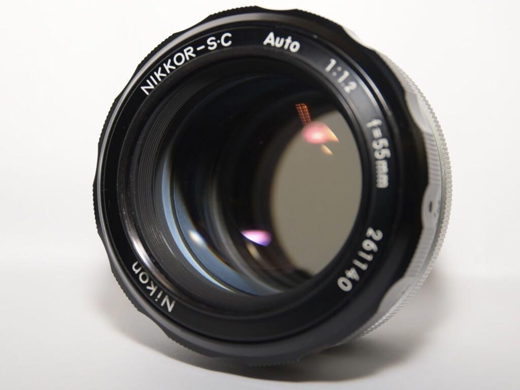 Nikon Nikkor Auto S.C 55mm f1.2 non ai(已改ai), 攝影器材, 鏡頭及 