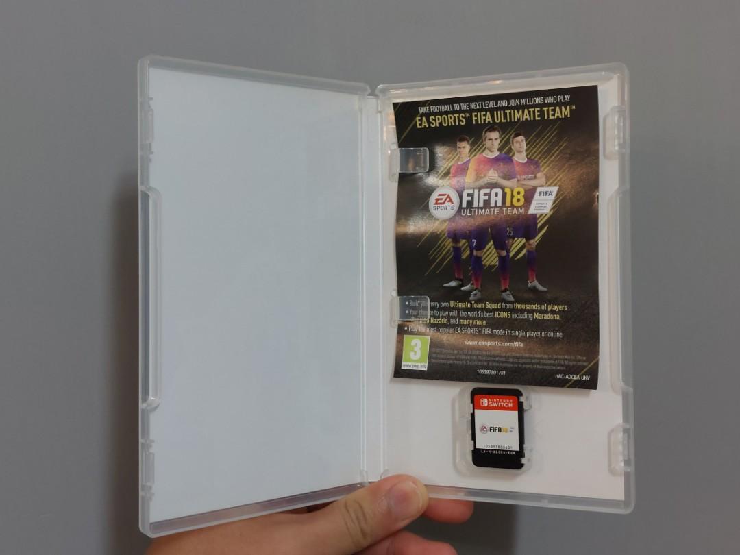 Nintendo Switch Game Fifa18 Fifa 18 Ea Sports Football Competition Second Hand 任天堂足球踢波比賽電子遊戲c朗國際足盟大賽18 二手 電子遊戲 電子遊戲 Nintendo 任天堂 Carousell