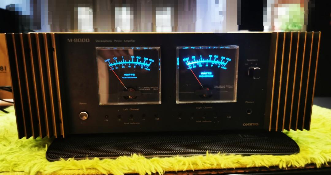 オンキョー パワーアンプ Onkyo m 8000