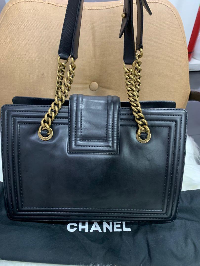 Original Chanel Leboy Tote, Luxury, Bags & Wallets on Carousell