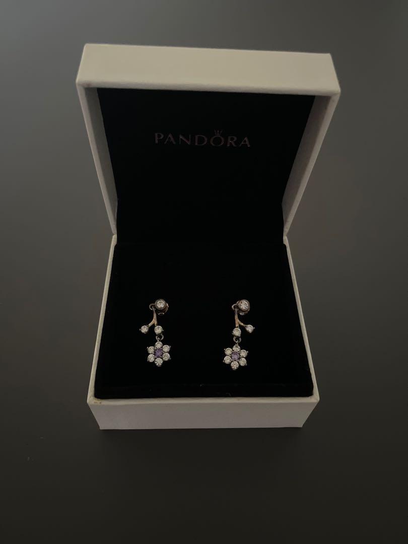 Pandora forget me not drop earrings cheap
