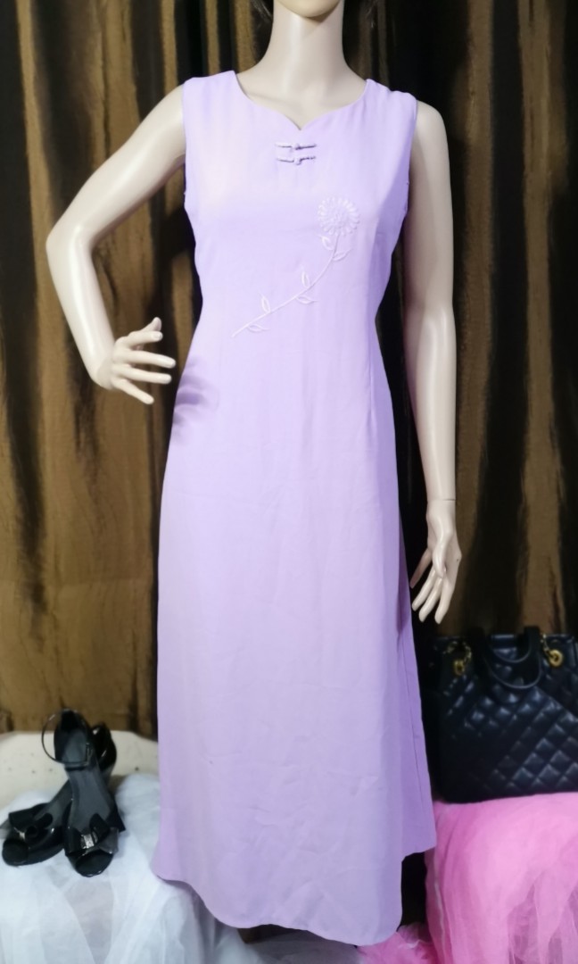 ‼️Paubos sale now 199‼️HQ Pastel chinese inspired dress, Women's Fashion, Dresses & Sets