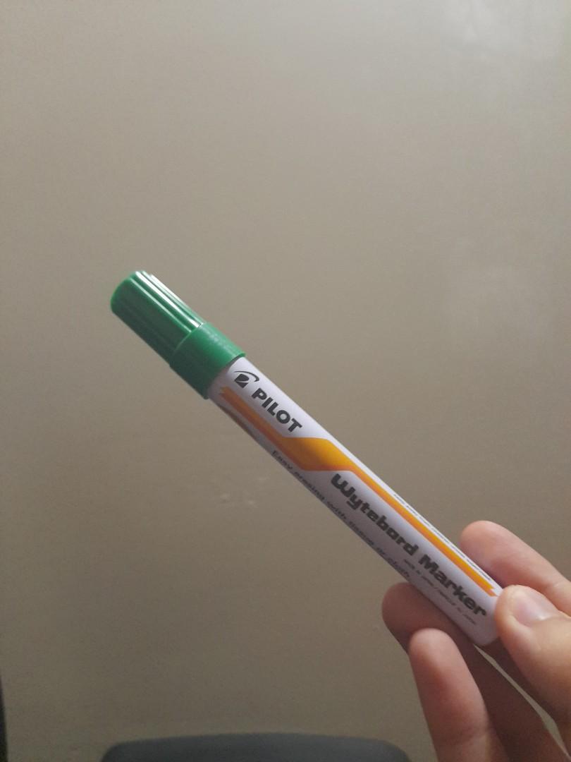 Pilot Green White board marker made in Japan (Category: Stationery & School Supplies) located in Las Pinas. Submitted by TWMall (Listing ID 1137976516, Image 1). Description: Barely used.