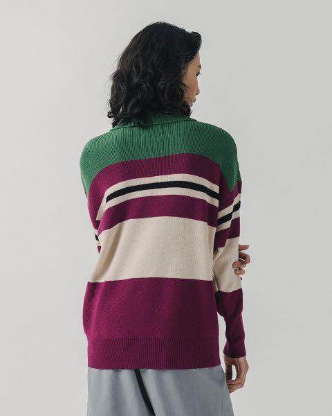 SOLDOUT) POLO COLLAR JUMPER 3MONGKIS X 