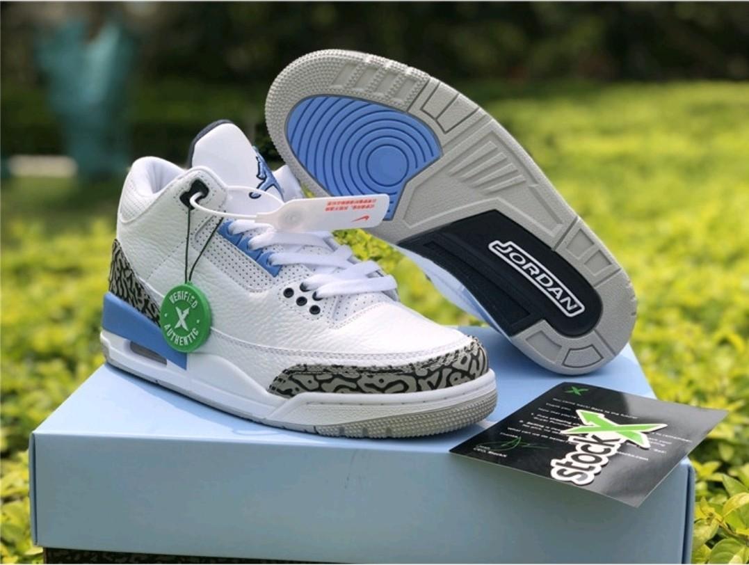 Pre Order Air Jordan 3 Retro Unc Men S Fashion Footwear Sneakers On Carousell