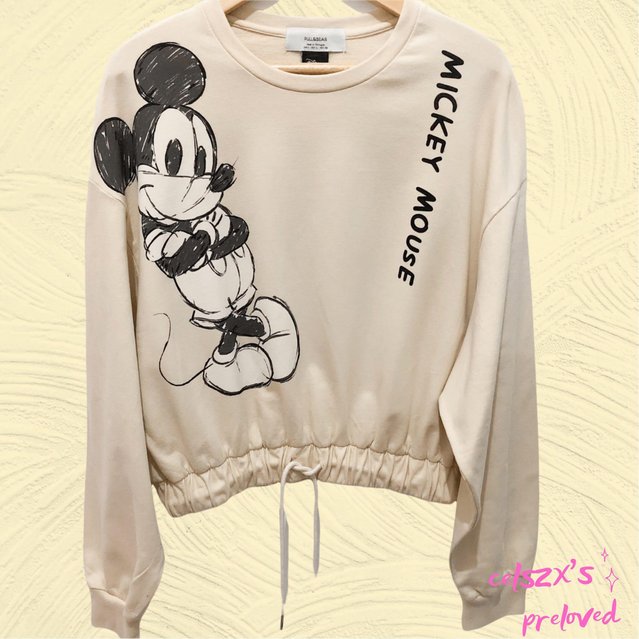 Pull and bear top mickey mouse sweatshirt