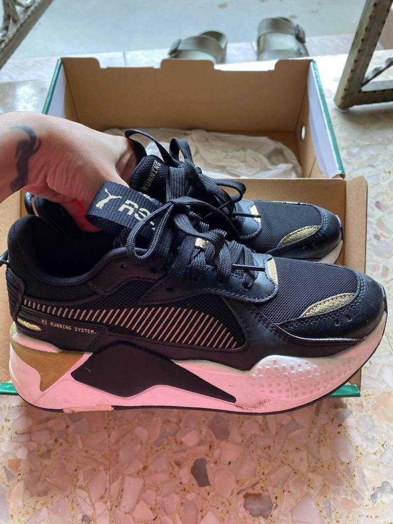 Puma rs x best sale pink gold