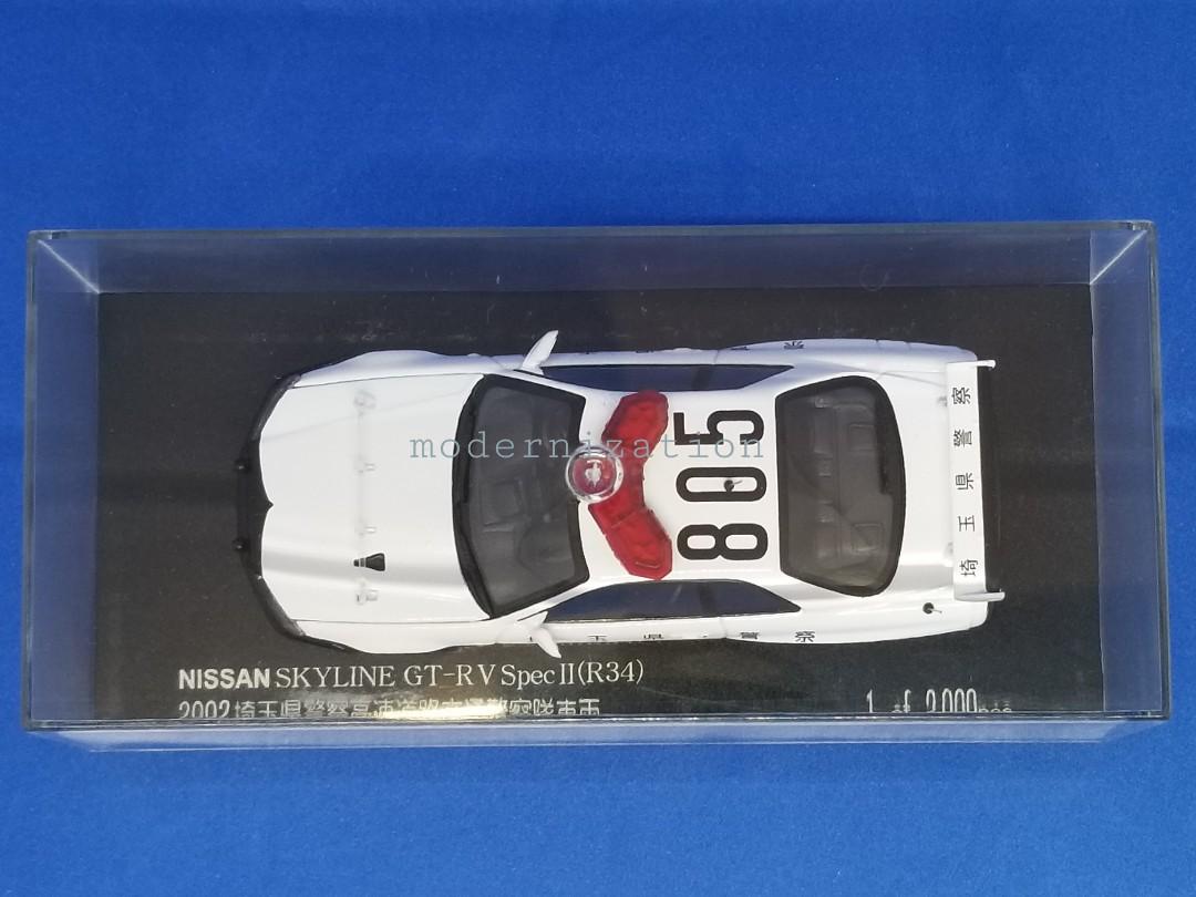 ▫1:43 日産スカイラインGT-R VスペックII (R34) 2002 埼玉県