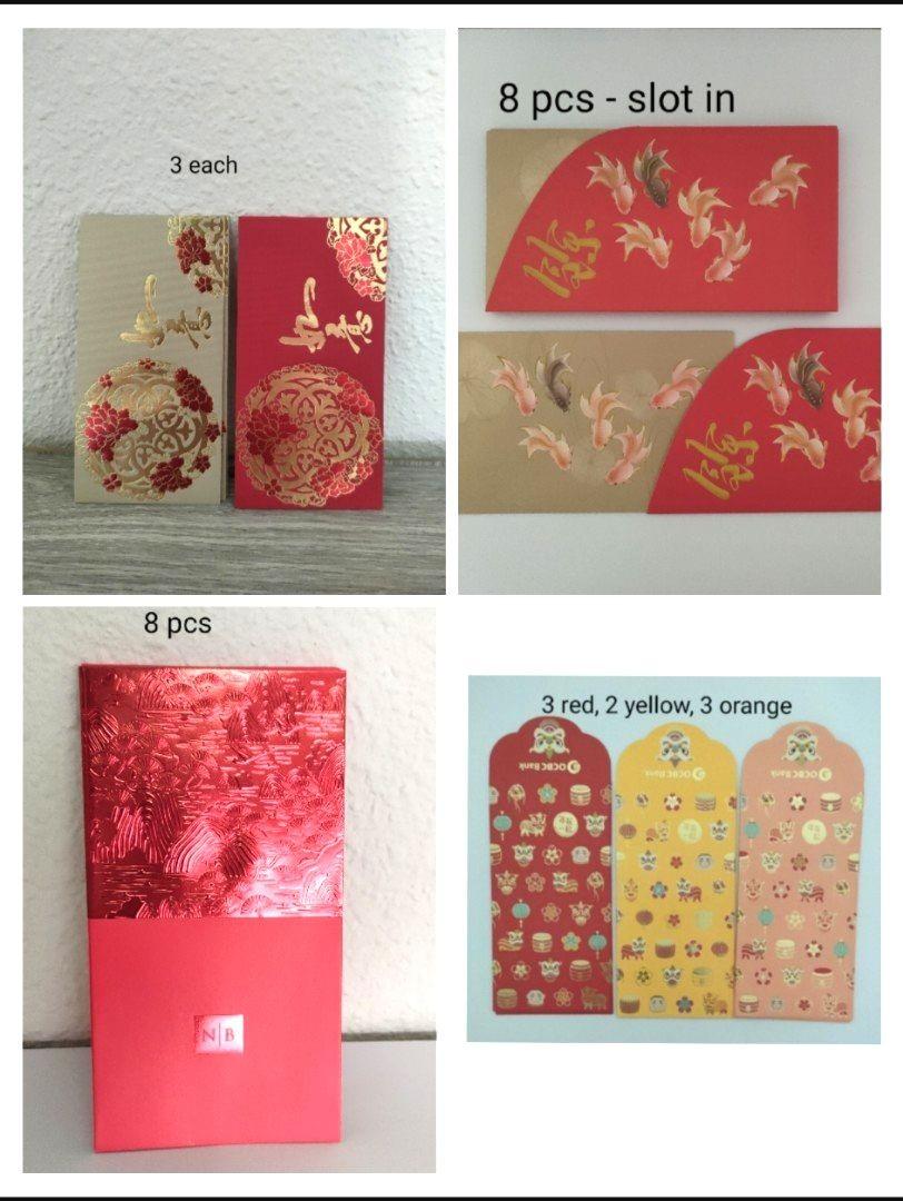 Red packets (Category: Craft Supplies & Tools) located in Singapore. Submitted by llwah (Listing ID 1138010366, Image 1). Description: $3 per diff design Toa Payoh Stn 7am to 10.30 am meet up.
