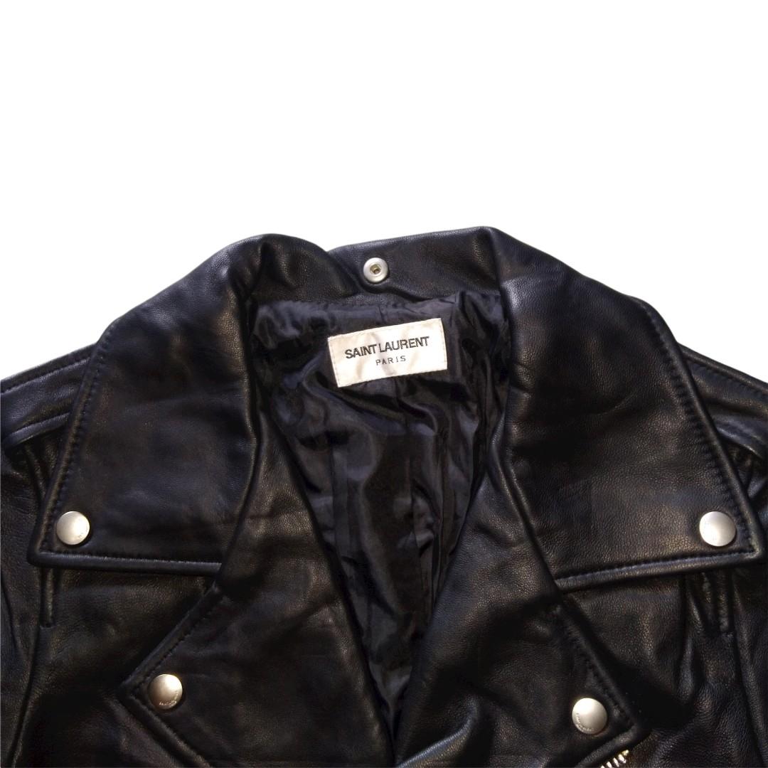 Saint laurent bird motorcycle store jacket