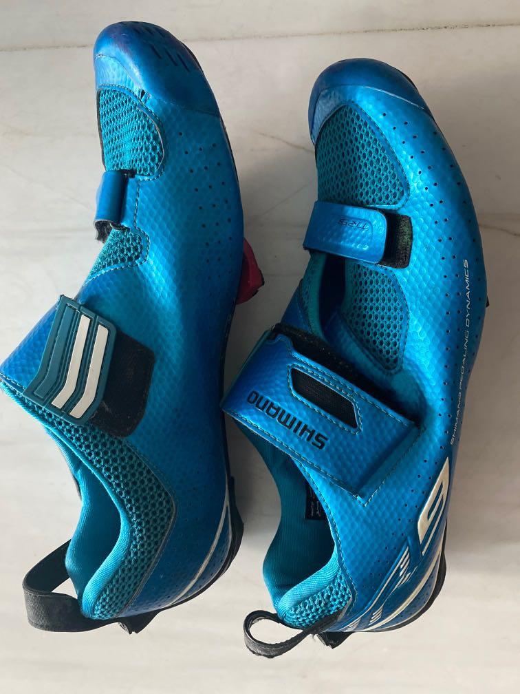 Shimano TR9 triathlon shoes - EU48, with cleats, Sports Equipment, Other  Sports Equipment and Supplies on Carousell