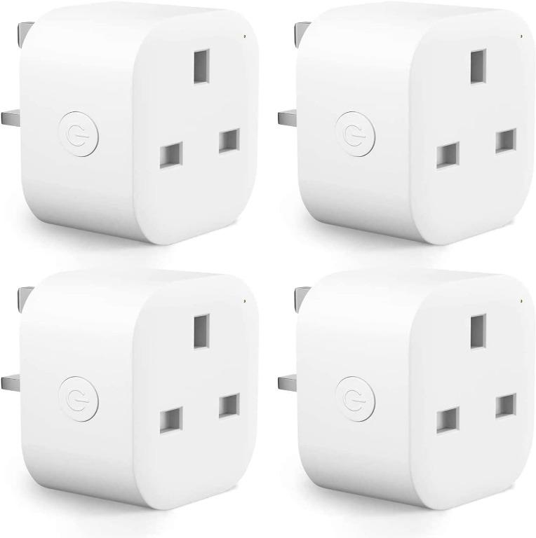 Meross Smart Plug with Energy Monitor Wi-Fi Outlet Work with Alexa Echo,  Google Home, Smart Socket No Hub Required 13A (2-Pack) - Smart Devices Store