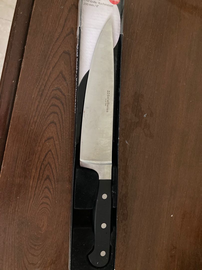 Sola Swiss Chef Knive Furniture Home Living Kitchenware Tableware Knives Chopping Boards on Carousell