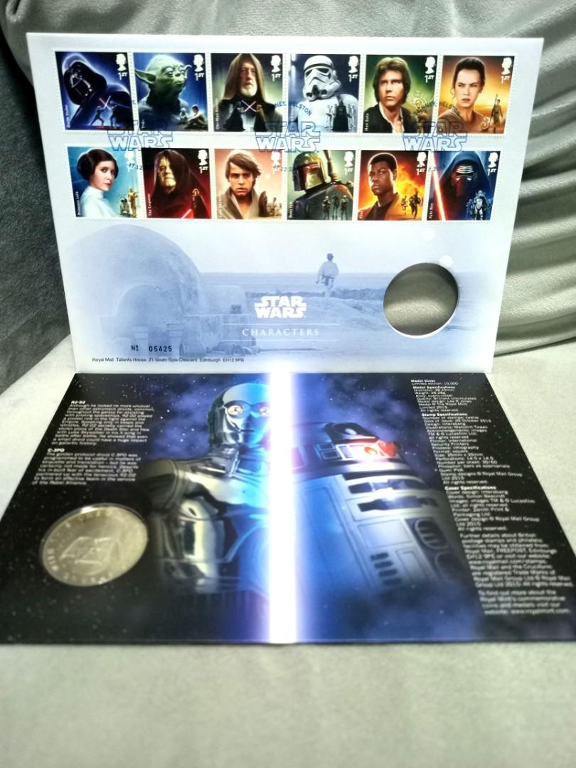 Star Wars Force Awakes Collectors Stamps Mint Condition 