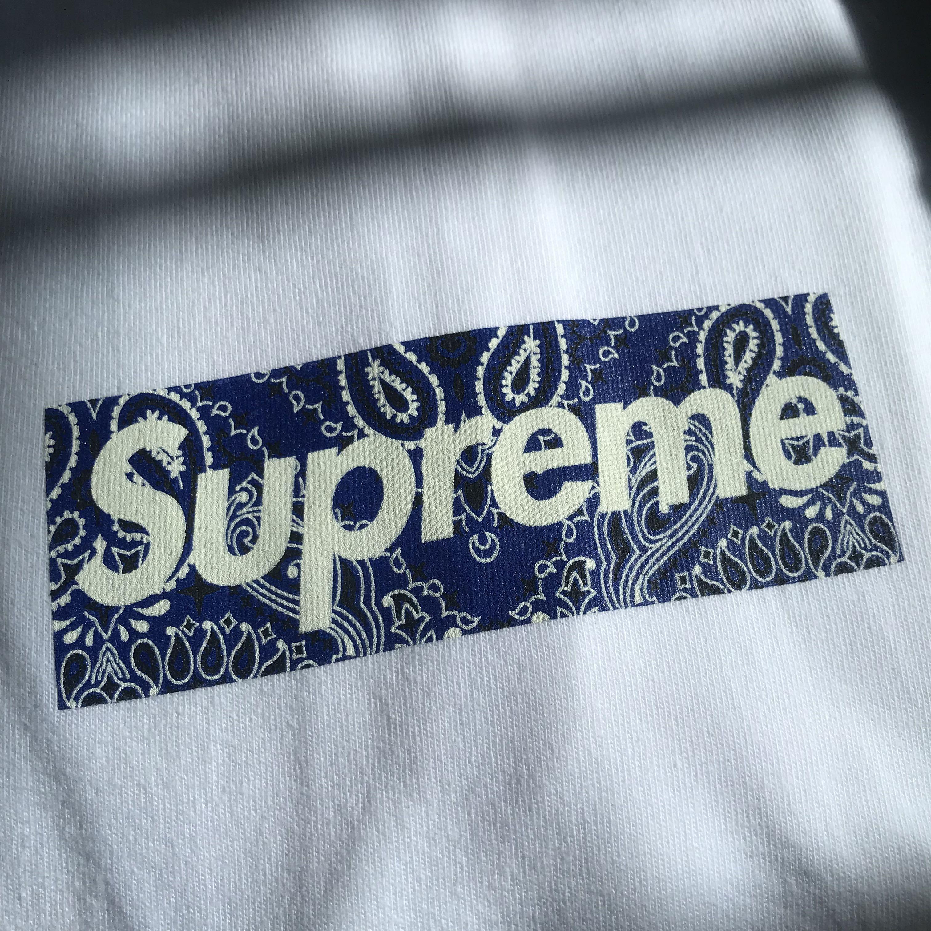 Supreme Bandana Box Logo Tee White