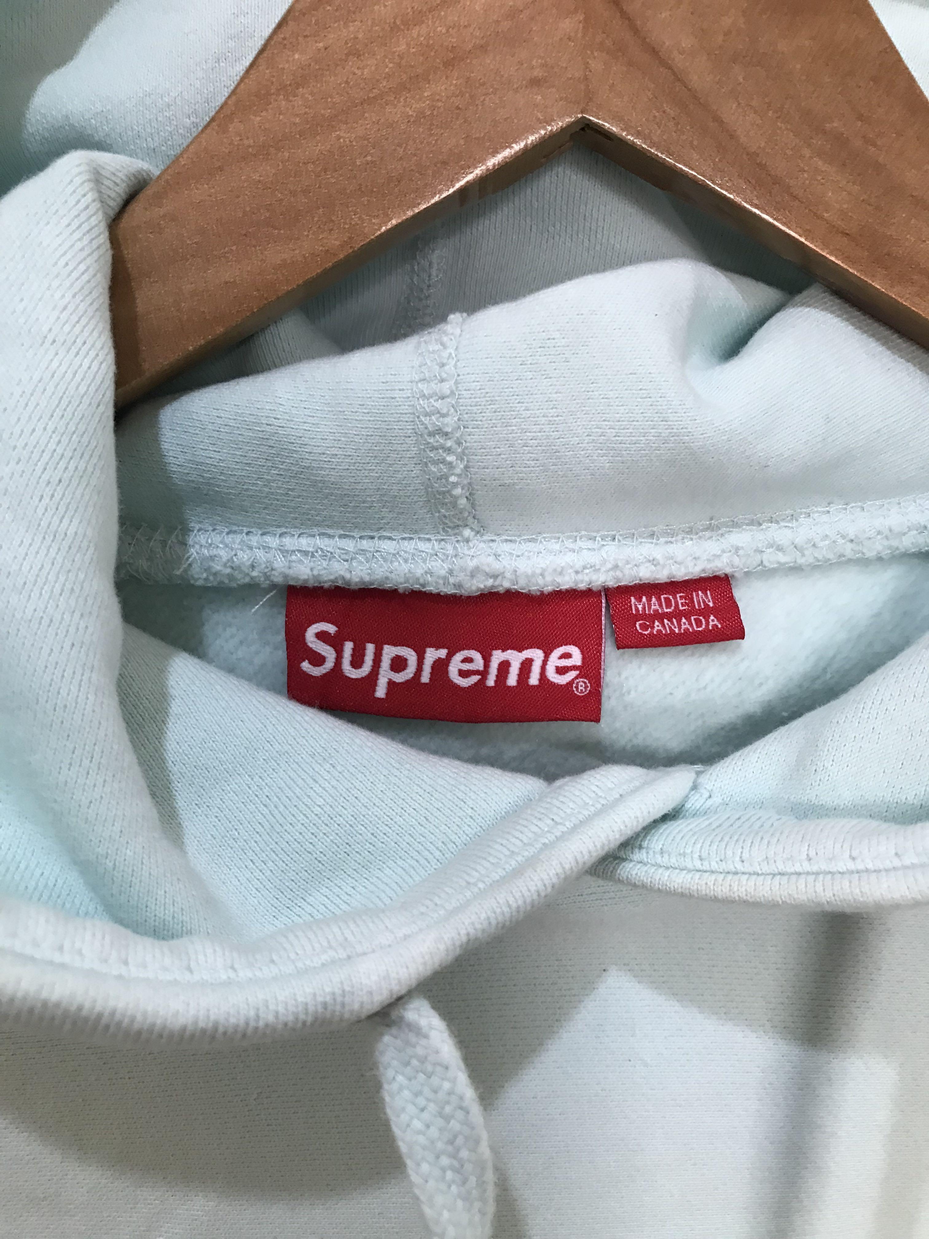 Supreme ice blue hotsell box logo