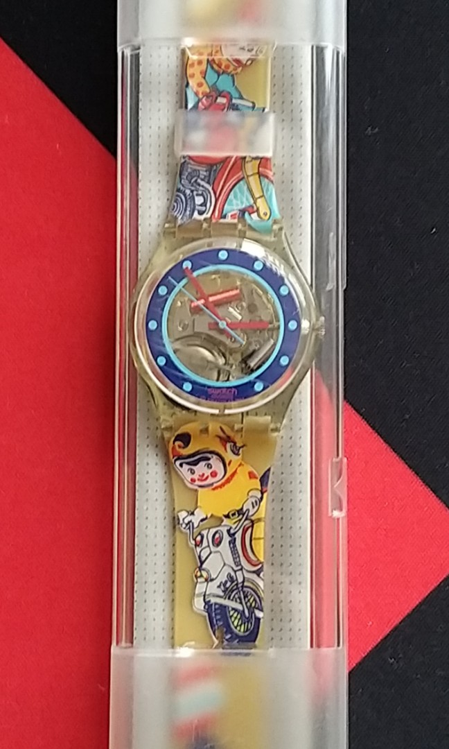 Swatch Tin Toy 1993, 名牌, 手錶- Carousell
