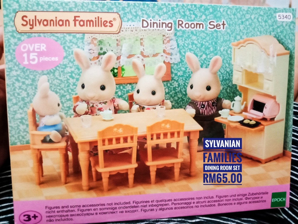 SYLVANIAN FAMILIES Dining Room Set, Hobbies & Toys, Collectibles ...