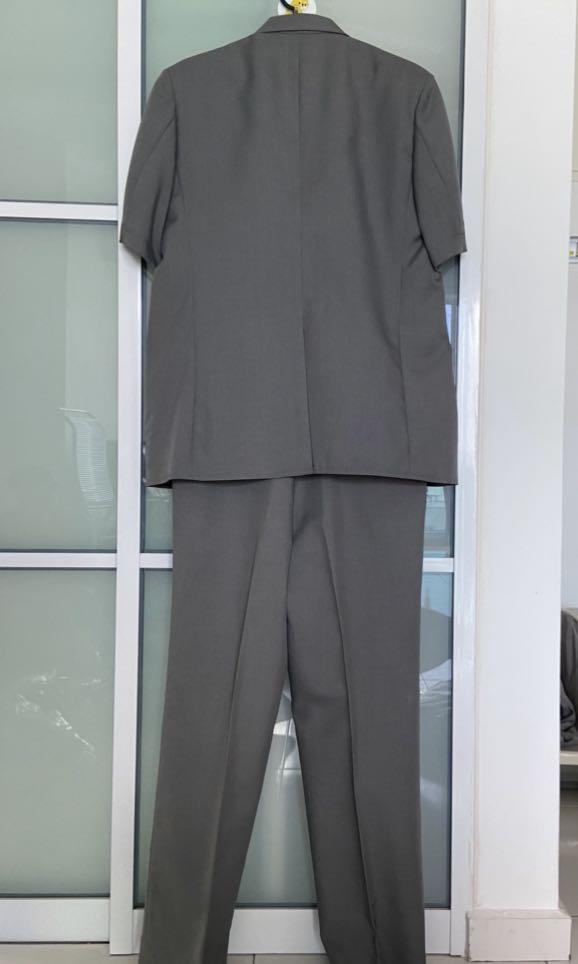 Tailored Made Grey Bush Jacket with pant suitable for formal