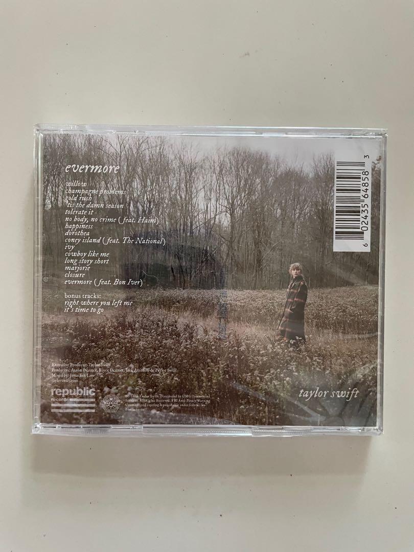 Taylor Swift Signed Evermore CD (Category: CDs & DVDs) located in Manila. Submitted by stefandraboutique (Listing ID 1137949118, Image 2). Description: On hand and ready to ship! Other versions available..