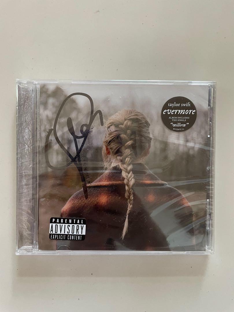 Taylor Swift Signed Evermore CD (Category: CDs & DVDs) located in Manila. Submitted by stefandraboutique (Listing ID 1137949118, Image 1). Description: On hand and ready to ship! Other versions available..