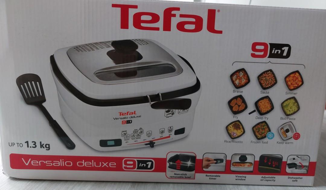 TEFAL FR4950 VERSALIO DELUXE 9 IN 1 DEEP FRYER, TV & Home Appliances