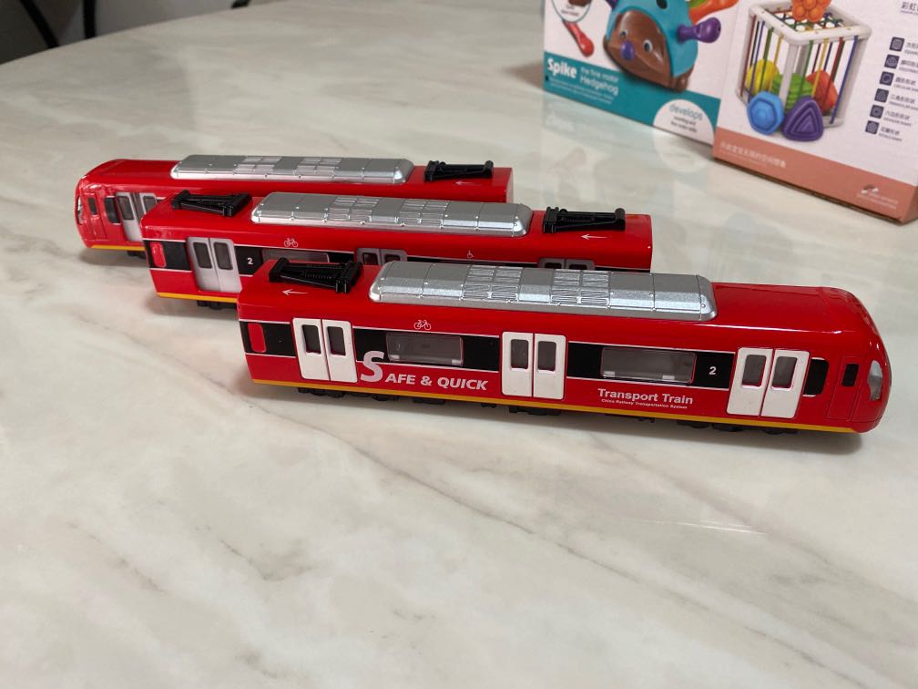 Three parts train model, Babies & Kids, Infant Playtime on Carousell