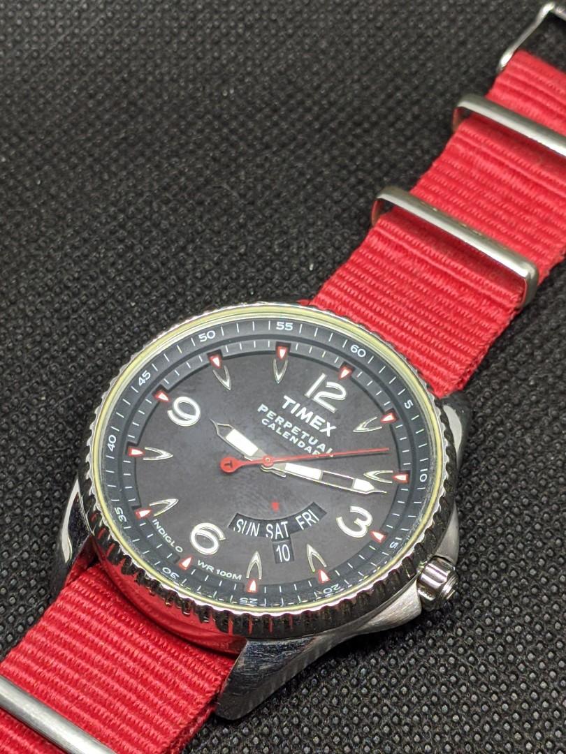 Timex perpetual calendar hot sale watch
