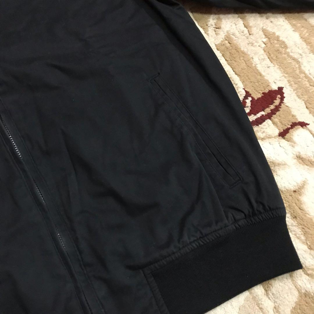Topman black harrington jacket store