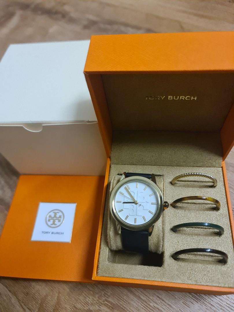 Tory burch interchangeable bezel watch on sale