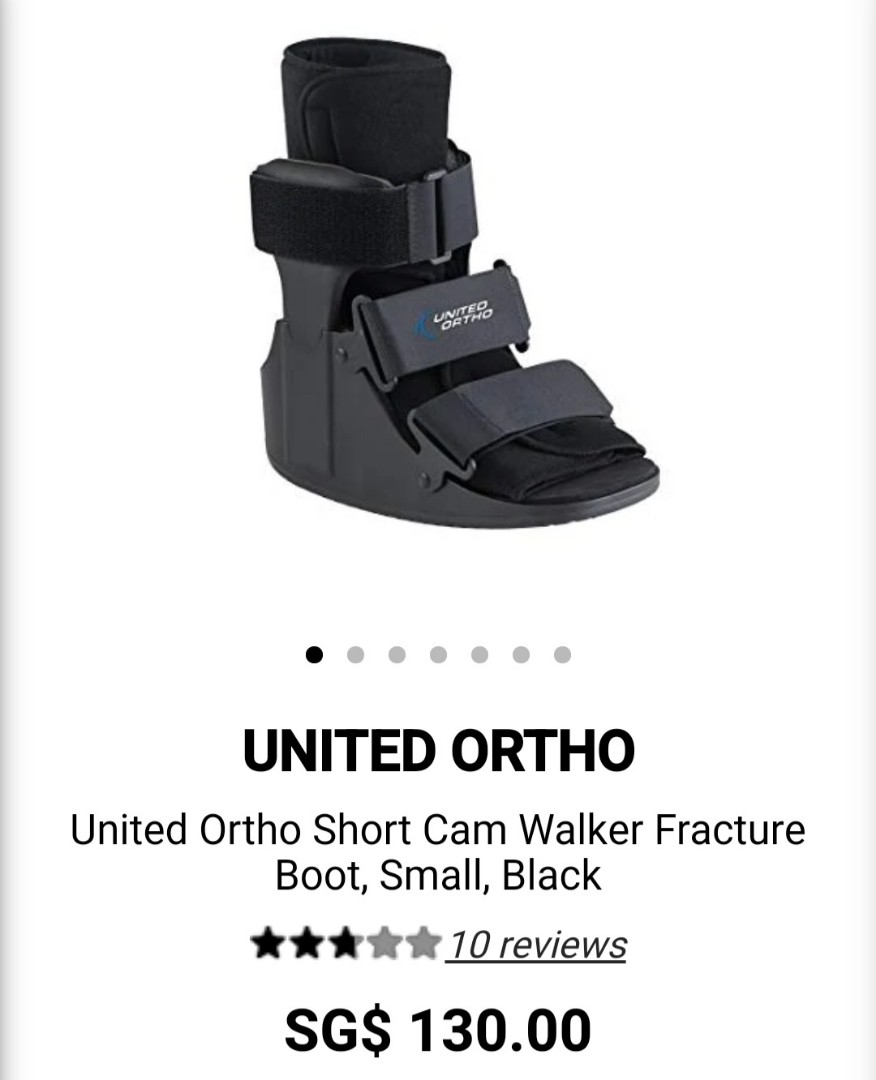  United Ortho Short Cam Walker Fracture Boot