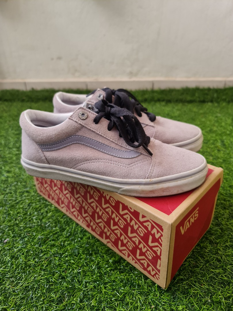 Vans Old Skool Jewel Eyelets Grey UK5 Women s Fashion Footwear